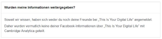 Facebook Datenskandal - bin ich betroffen?