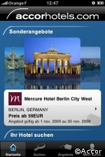 Neue iPhone-Anwendung für Accor-Hotels