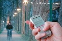 Straßenbeleuchtung per SMS