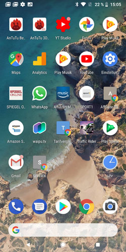 Homescreen Pixel 2 XL