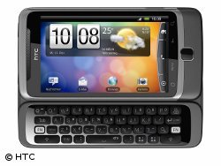 Das HTC Desire Z hat eine vollwertige QWERTZ-Tastatur