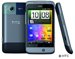 Das HTC Salsa erinnert an das Alu-Design des HTC Legend