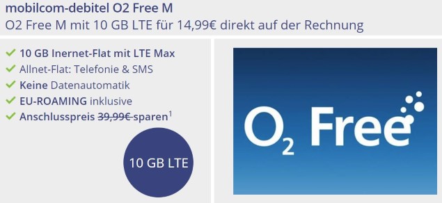 mobilcom o2 Free M