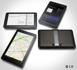 Das LG Optimus Pad läuft auf Android 3.0