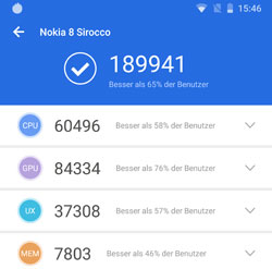 Antutu Nokia 8 Sirocco