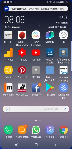 Touchwiz auf dem Note 8