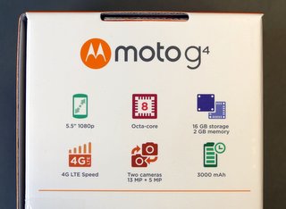 moto g4 verpackung