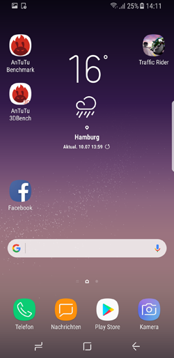 S8 Homescreen