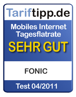 Tarifsiegel FONIC Surf-Stick